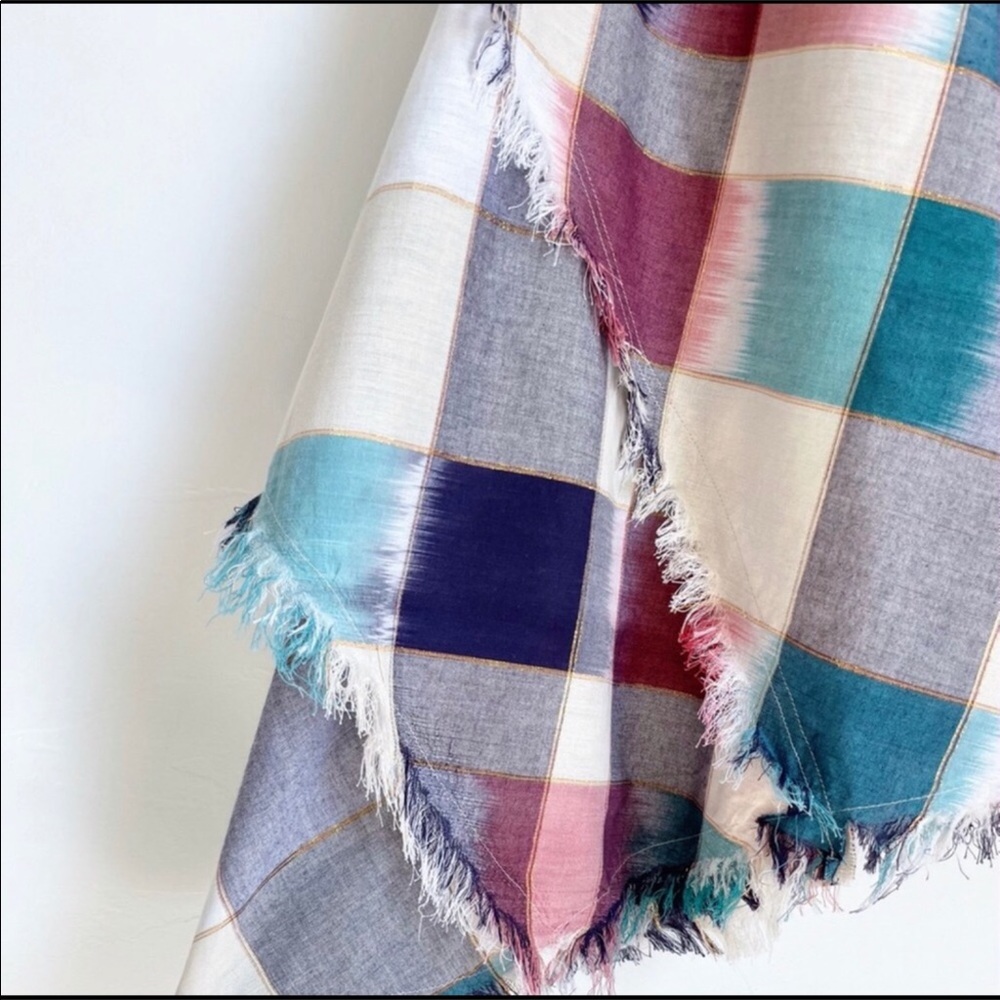 Anthropologie Maeve Patchwork Handkerchief Dress - Picture 14 of 15
